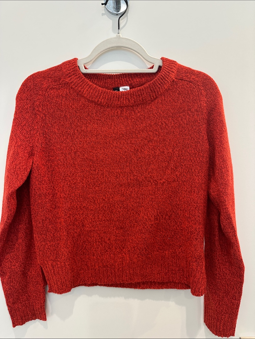 H&M Red Crewneck Sweater